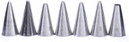 Cake Decorating Set, 7 Pieces Stainless Steel Icing Piping Nozzles Tips Kit - Christmas Holiday Birthday Anniversary Wedding Cupcakes Cakes Cookies Dessert Candy Pastry DIY Making Tools #6