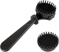 watchget Espresso Coffee Machine Cleaning Brush Grouphead Brush with 1 More Detachable Nylon Bristles Espresso Cleaning Bristle for 58mm Group Head
