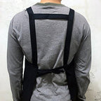 Artist apron/Long apron - Navy Blue