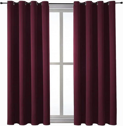 ChrisDowa Blackout Curtains for Bedroom and Living Room 45 Inches Long | 2 - Image 7