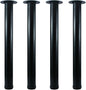 QLLY 22 inch Adjustable Metal Desk Legs, Heavy Duty Furniture Table Legs by QLLY
