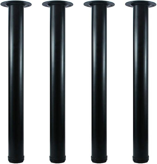 QLLY 20 inch Adjustable Metal Desk Legs, Heavy Duty Furniture Table Legs by QLLY