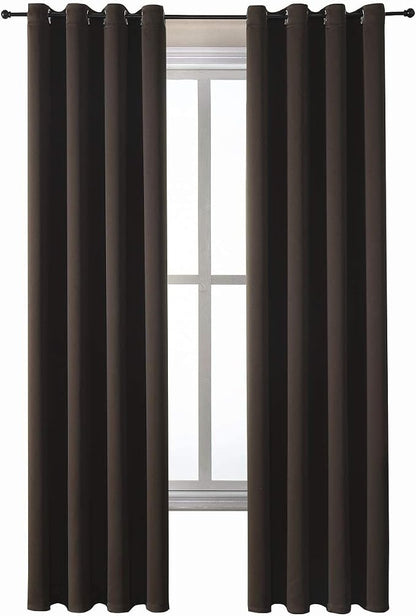 ChrisDowa Blackout Curtains for Bedroom and Living Room 84 Inches Long | 2 - Image 7