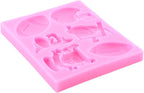 Mujiang Ball Silicone Molds Rugby Football Fondant Molds Sports Theme Molds For Cake Decorating Chocolate Gum Paste Candy Polymer Clay Set Of 3