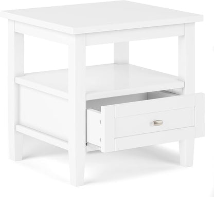 SIMPLIHOME Warm Shaker Solid Wood 20 inch Wide Transitional-Style End Tables in - Image 3