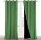 NICETOWN Full Shading Curtains for Windows, Forest Green, 52 inches W x 95 by NICETOWN
