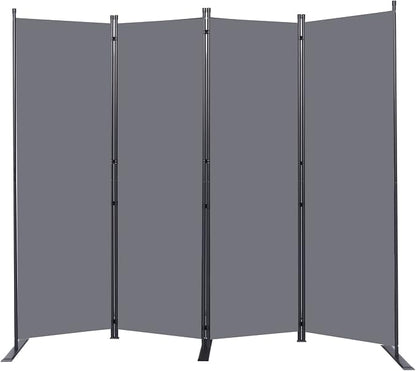 Room Divider 6FT Portable Room Dividers and Folding Privacy Screens, 4 Panel by HOMSCREENER