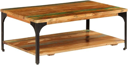 Solid Reclaimed Wood Coffee Table by GolinpeiloFurniture