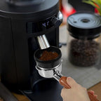Magnetic Dosing Funnel, 58mm Espresso Dosing Funnel Aluminous Alloy Compatible with Breville 58mm Bottomless Portafilter