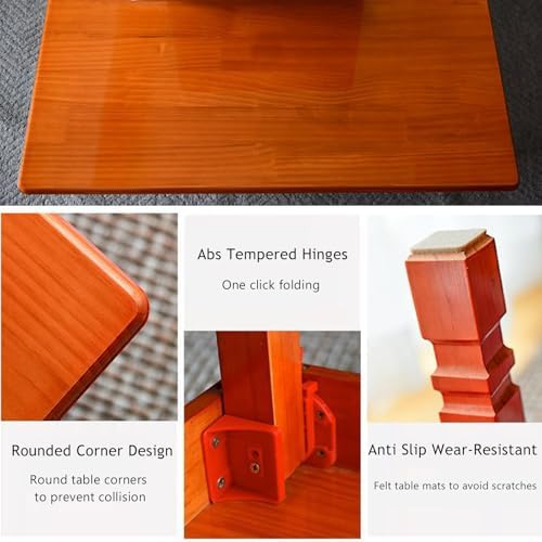 Folding Solid Wood Low Table - Image 5