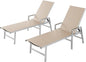 Patio Chaise Lounge Chair Outdoor Set of 2 by Vexwalx