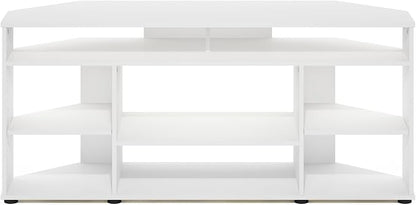 Furinno BESI TV Stand, No Tools Assembly Industrial Style Entertainment Center - Image 3