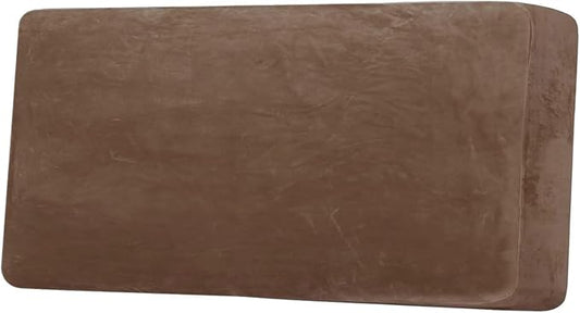 H.VERSAILTEX Velvet Stretch Individual Couch Cushion Cover Plush Cushion by HVERSAILTEX