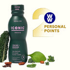 ICONIC Protein Shake, Cacao + Greens (12 Pack) – 20g Grass-Fed Protein Drink – Low Carb, Sugar Free, Keto Friendly – Lactose Free, High Protein Snack or Meal Replacement Shake