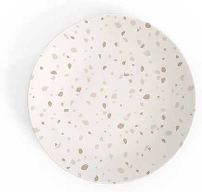 TervisHome Melamine Salad Plates - Set of 4 | Sandstone Collection | Durable Stoneware-like Quality, Dishwasher Safe, Perfect for Indoor and Outdoor Use