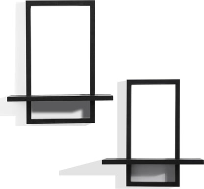 PHOENANCEE Square Floating Shelves, Wall Plants Holder, Bathroom Wall Decor - Image 8