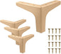 AODIOU Furniture Legs Modern Feet: Gold Metal Furniture Legs 4 Inch DIY by AODIOU