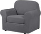 H.VERSAILTEX 2 Piece Chair Cover Stretch Furniture Cover/Armchair Protector by HVERSAILTEX