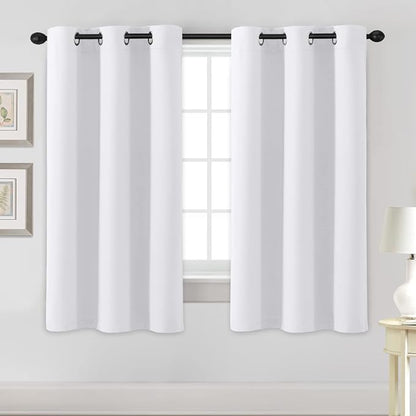 H.VERSAILTEX White Curtains for Bedroom Thermal Insulated Room Darkening Living by HVERSAILTEX