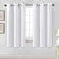 H.VERSAILTEX White Curtains for Bedroom Thermal Insulated Room Darkening Living by HVERSAILTEX