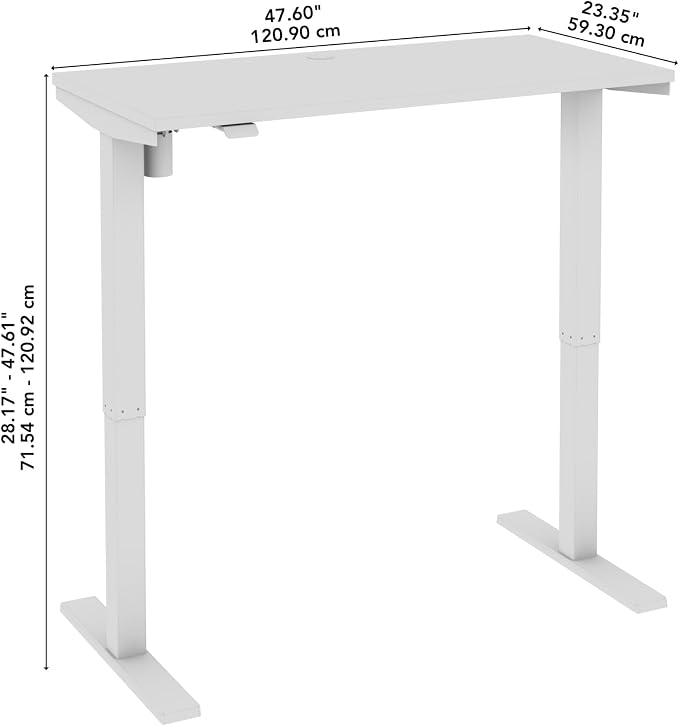Bush Business Furniture 48-inch Electric Height Adjustable Standing Desk - Image 2