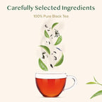 VAHDAM, Exotic Darjeeling First Flush Tea Leaves (100 Black Tea Bags) High Caffeine, Non GMO, Gluten Free | Aromatic & Robust | Unblended First Flush Darjeeling Tea Bags | Resealable Ziplock Pouch