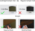 watchget Espresso Tamping Mat, Coffee Tamper Mat, Olive Silicone Food Grade Pad, 8Inch X 6Inch Coffee Tamp Station, Espresso Accessory, Waterproof and Heat Resistant