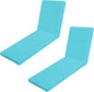 Outdoor Chaise Lounge Cushions for Patio, Waterproof Replacement Seat Cushions by Iheqard