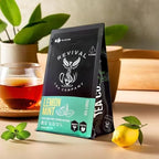 Revival Tea Company Lemont Mint Tea - Herbal Tea Blend of Peppermint, Spearmint and Lemon - Caffeine Free - 24 Tea Bags