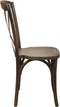 EMMA + OLIVER Gray Wash Dark Driftwood X-Back Chair by EMMAOLIVER