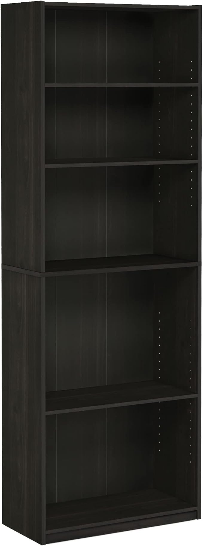 Furinno Jaya Book Shelf, 5-Tier Bookshelf, Tall Standing Bookcase - Image 7