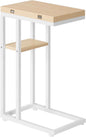 HOOBRO Foldable End Table, C Shaped Side Table by HOOBRO