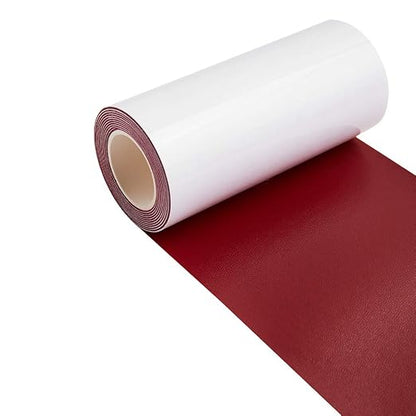 Leather Repair Patch Tape Burgundy Dull-Red 3 x 60 inch Self Adhesive Leather - Image 3
