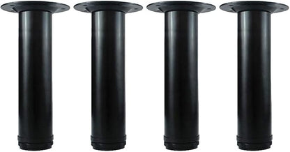 QLLY 8 Inch Adjustable Metal Coffee Table Legs, Heavy Duty Round Furniture Legs by QLLY