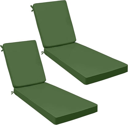 AAAAAcessories Outdoor Chaise Lounge Cushions, Fade-Resistant, Waterproof Patio by AAAAAcessories