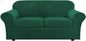 H.VERSAILTEX Real Velvet Plush 3 Piece Stretch Sofa Covers Couch Covers by HVERSAILTEX