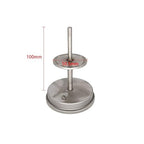 Stainless Steel Bi-Metal Thermometer,1.5" Tri-clamp 4" Stem, 3" Dial, 0 to 200 F Degrees