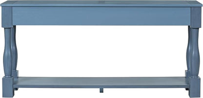 Knocbel 64 Inch Long Antique Entry Console Table - Image 9