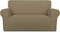 PureFit Stretch Loveseat Covers Fleece Couch Covers by PureFit