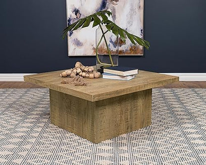 Coaster Home Furnishings Zetta Square Cocktail Living Room Coffee Table - Image 2