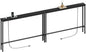 ELYKEN 94.5" Narrow Console Sofa Table by ELYKEN