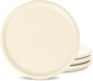 Stone Lain Eden 4-Piece Salad Plate Set Stoneware, Beige