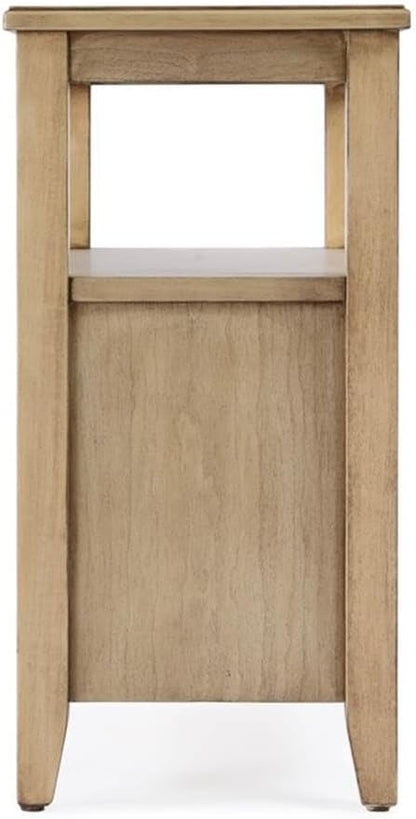 Beaumont Lane Transitional Wood Side Table, Poplar Wood - Image 5