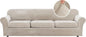 H.VERSAILTEX Modern Velvet Plush 4 Piece High Stretch Sofa Slipcover Furniture by HVERSAILTEX