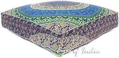 Mandala Floor Pillow Cover Meditation Cushion Seating Throw Hippie Round - Image 3