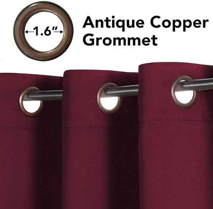 H.VERSAILTEX Christmas Blackout Curtains Premium Blackout Thermal Insulated - Image 4