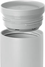 Simple Modern Travel Coffee Mug Tumbler with 360° Lid | Ceramic-Lined Insulated Stainless Steel Cold Brew Iced Coffee Cup Thermos | Gifts for Women Men Her Him | Voyager Signature | 12oz | Ice Gray