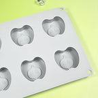 mostsom Appple Shaped Mousse Silicone Molds Chocolate Cake Mould Dessert Baking Form Cake Decorating Tools (G_ Appple)