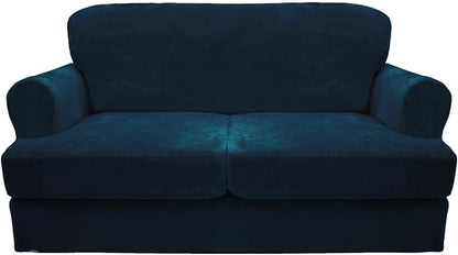 CUCRAF Cushion Sofa Cover 3 Piece Slipcovers, Soft Thick Velvet Couch Cover by CUCRAF