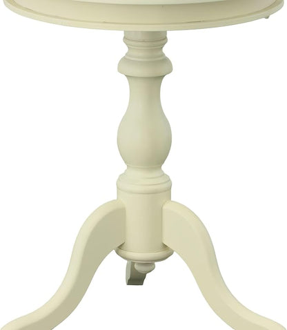 Carolina Classics Gilda Side Table in Antique Ivory - Image 6